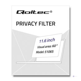 Qoltec Filtr prywatyzujący RODO do MacBook Air 11.6