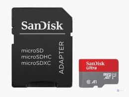SANDISK ULTRA microSDXC 64GB 140MB/s + SD ADAPTER